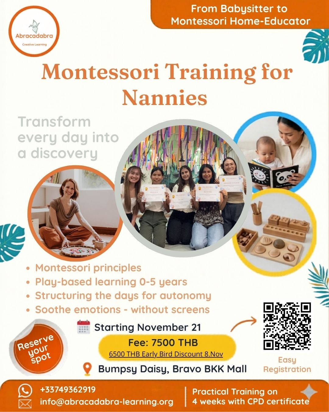 Montessori Nanny Training with Abracadabra-Learning