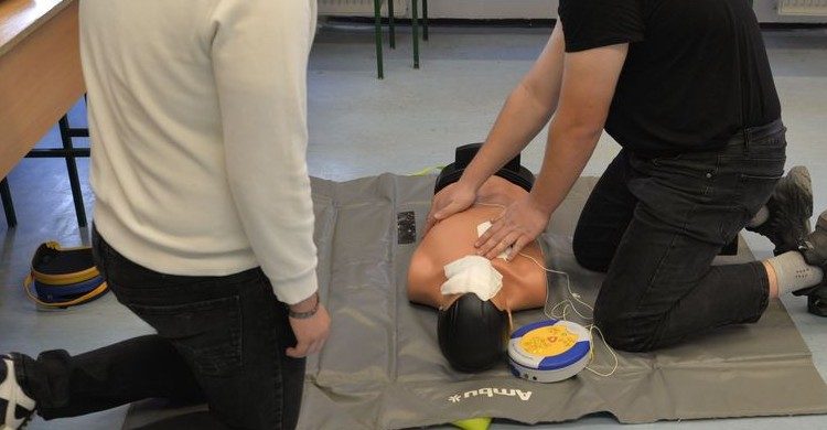 Hands-on infant first aid and CPR training
